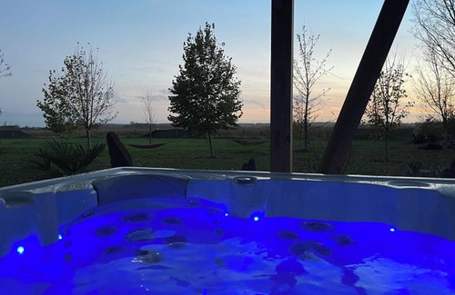 Saint-Mathurin-sur-Loire House | Gîte Au gré de la Loire : swimming pool and spa