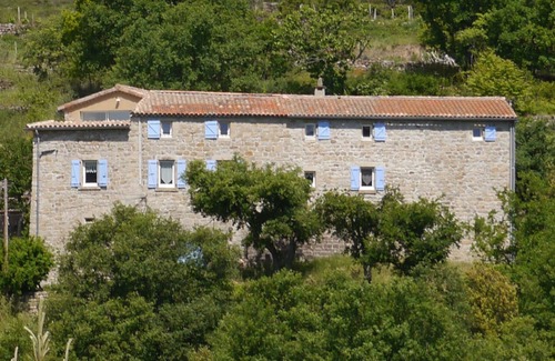Les Assions House | Gîte clim garage, Les Vans Ardèche, large panoramic terrace, gorges Ardèche