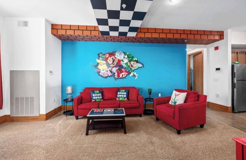 Grandville Apartment | Game On! Nintendo-Themed Stay at The Grand Castle