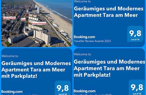 Zandvoort Apartment | Geräumiges und Modernes Apartment Tara am Meer mit Parkplatz!