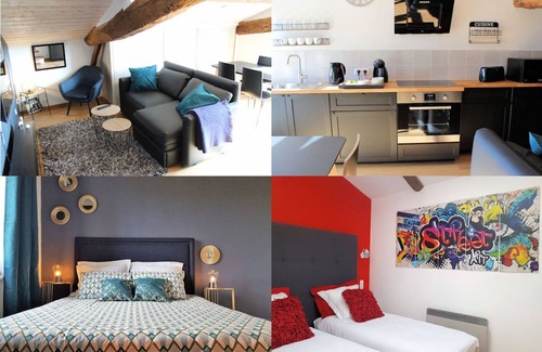 Meximieux Apartment | Gite 3*** Les Jouvenceaux in Fontaine de Jouvence 2 bedrooms