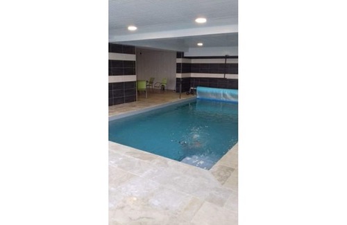 Ploubazlanec House | GITE LES AQUARELLES 1 BLEU - sea view heated indoor pool all year round