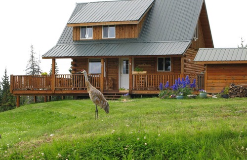 Fritz Creek Cabin | Glacier View Getaway on the Kilcher Family Homestead in Alaska the Last Frontier