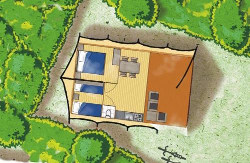 Cronat House | Glamping Les Arbres, Luxe Safaritent met zwembad