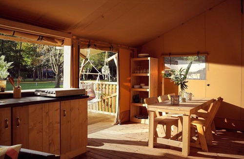 Zeewolde House | Glamping Tent in Netherlands with BBQ Terrace
