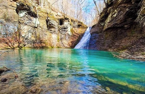 Deer RV Rental | Glamping tent in Newton County by Buffalo River!