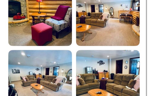 Stratford Apartment | Golden Pond Cozy Lower Level, Indoor & Outdoor Fire Pit, 30 min to Granite Peak