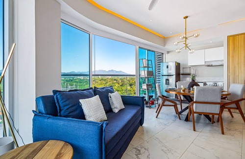 Flamingos Condo | Golf-and-sea condo with panoramic ocean/mountain views, pool