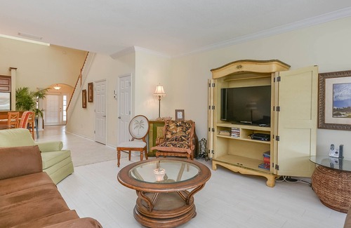 New Smyrna Beach House | Golf Course View Townhouse with a 2 Car Garage. Water Views! 1929T
