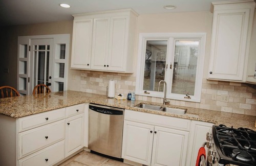 West Lafayette House | Golf Course Views! Ranch! Fire Pit ! Bring Pets!