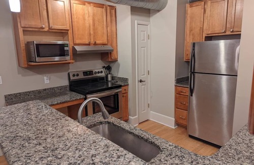 South Main Historic District Condo | Gorgeous 2BR downtown condo near EVERYTHING!