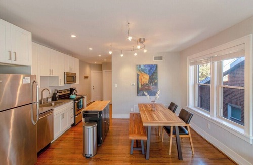 St. Louis Apartment | Gorgeous Minimalist Gem w/Fenced Backyard + W/D