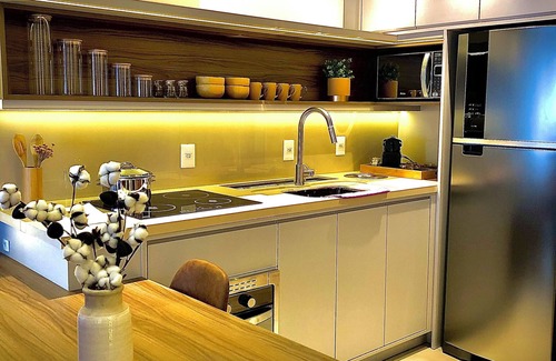 Centro Apartment | Gramado no Centro na Nova rua Coberta Vitta Boulevard 4 Hóspedes Ultra Moderno