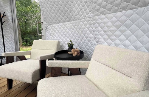 Miller Lake House | Grand Luxe Geodome Glamping with 2 Queen beds East