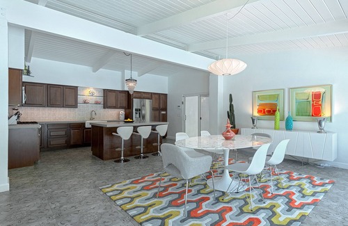 Vista Las Palmas House | Granito Gables! Midcentury Alexander! Pool! Spa! Fire Pit! Outdr Shower! Cabana!