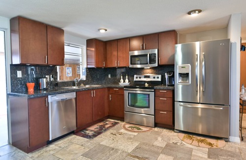 Tahitian Homes House | GREAT LOCATION WATERFRONT, HEATED POOL! BEAUTIFUL SUNSETS, ALL PETS STAY FREE!
