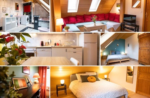 Daubensand Apartment | Green Appart Europa Lodge standing et familial près Europa-Park