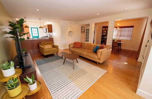 Crown Point House | Groovy Beach Bungalow w/Yard, FirePit & Parking