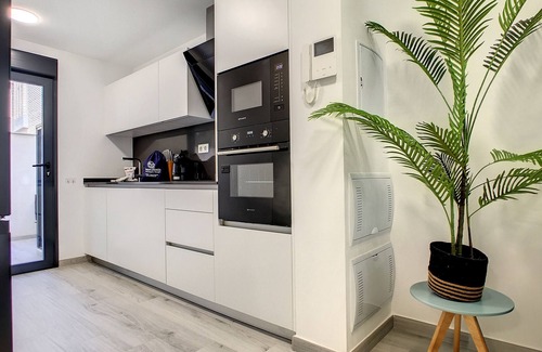 Santiago de la Ribera Apartment | Ground floor, 100m from beach, pool, wifi, parking