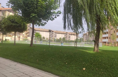 Jaca Apartment | Ground-Floor Apartment in Jaca with Terrace, Pool, and Garage for 6 Guests