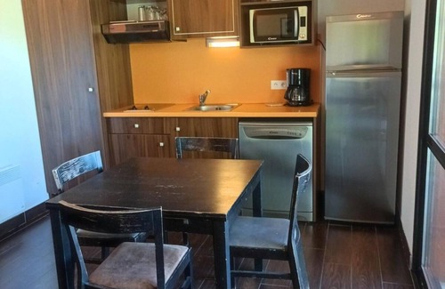 Jausiers Apartment | Ground floor, view valley, swimming pool, sauna, terrace, parking, tv, 27m², Pra Loup