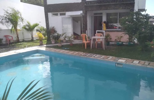 Pointe aux Biches Apartment | Groundfloor apartment, air-conditioned room with swimming pool close to the sea.