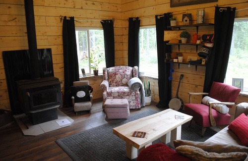 Dease Lake House | Grouse House. Off Grid Wilderness Cabin in Dease Lake