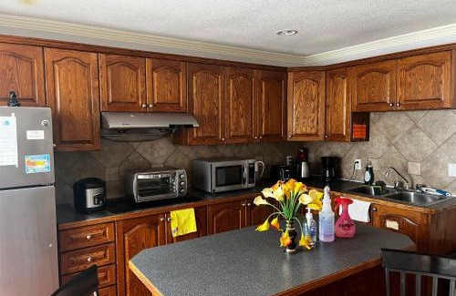 Northwest Calgary House | Hamptons Rose garden family!