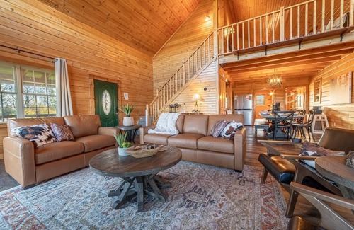 Stratford Cabin | Handcrafted Amish Log Cabin | 10+ Acres | Private Pond | Kayaks | ATV Trails