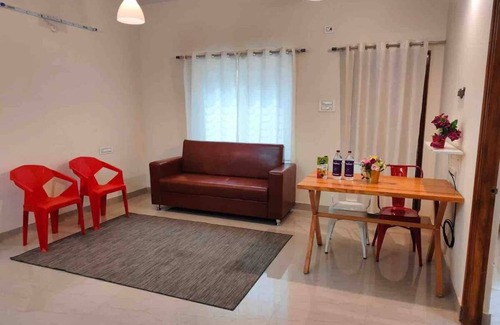Manikonda Apartment | Happy Homes- Bright Airy Private AC 2 BHK