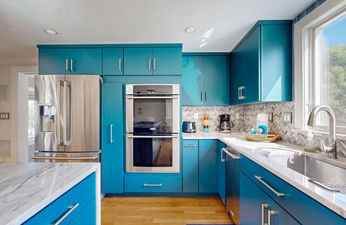 Pocasset House | Harbor-view home with seasonal hot tub, kayaks & fireplace - walk to beach