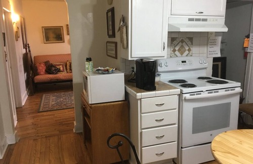 Hillsdale Apartment | Heart of Hillsdale Downtown Office/Kitchen/Two Beds/Close to Everything