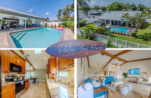Lochmoor Waterway Estates House | Heated Pool, Pet Friendly, Game Room and Bikes - Palm Leaf Haven - Roelens Vacations