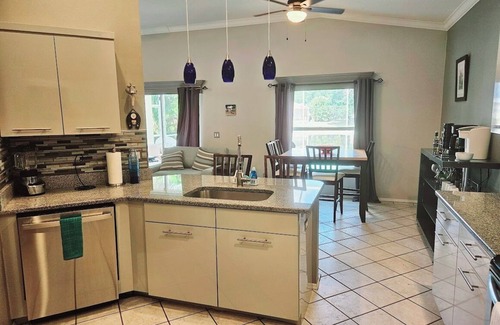River Pointe House | HEATED Pool! Peaceful Waterfront Home Near Anna Maria!