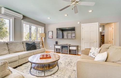 Ludlow House | Heated Saltwater Pool Riverfront Home in Ludlow