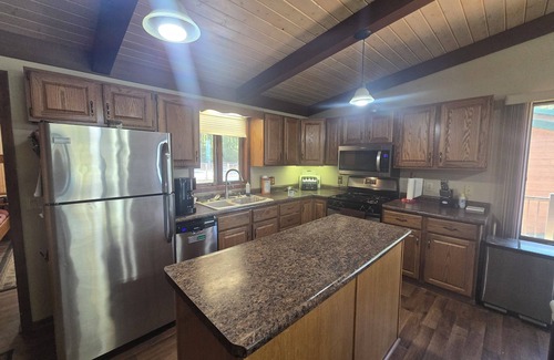 Spooner Cabin | Heated Swimming Pool, Charming 3-Bedroom 2-Bath Lake Home With AC, WiFi Spooner