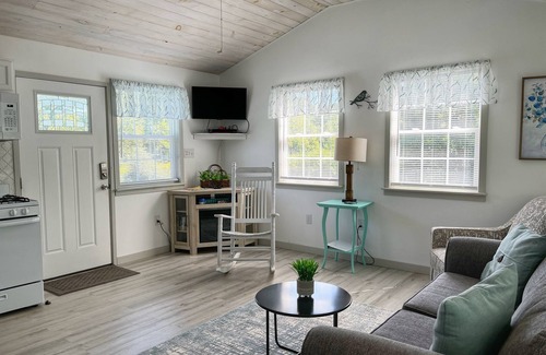 Luray Cabin | Heaven’s Oasis- Riverfront cabin with hot tub!