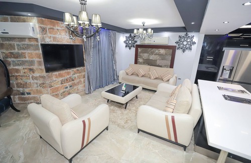Heliopolis Apartment | Heliopolis Heights, 3-Bedroom Grandeur, Jacuzzi, 5 AC & 4K TVs