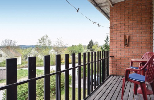 Storebro House | Here you will live in a beautiful two-story townhouse and have access to a garage.