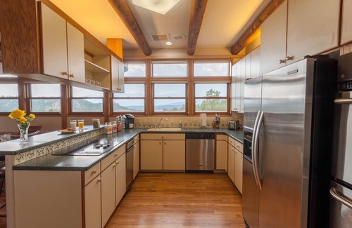 Northeast Colorado Springs House | Hidden Gem: Heated Pool, Gorgeous Mountain Views, 2.4 Acres inside City, A/C, EV