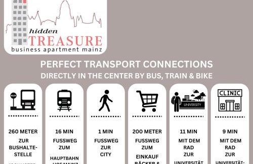 Mainz Apartment | Hidden Treasure Apartment Mainz - Old Town, Business & Wine Stay