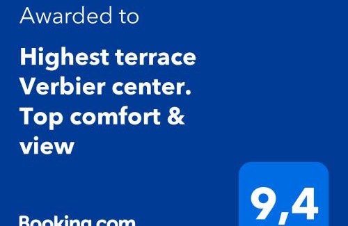 Verbier Apartment | Highest terrace Verbier center. Top comfort & view