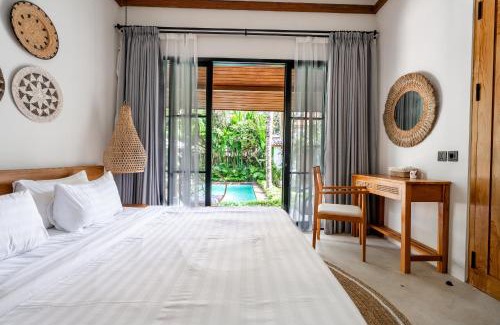 Kutuh Kaja Villa | Hijau Villa by EVDEkimi - Charming 2BR escape with Pool, Outdoor Lounge, Lush Garden - Long stay extras
