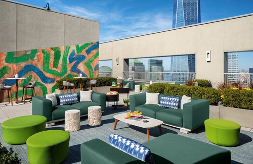 Financial District Apartment | Hip Financial District 1BR w/W/D & Gym, by Blueground