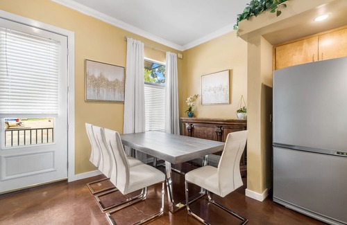 Old East Hill House | Hip & vibrant townhome near downtown with private patio, grill, AC, and WiFi