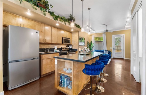 Old East Hill House | Hip & vibrant townhome near downtown with private patio, grill, AC, and WiFi