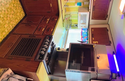 Hancock County House | "Hippie House" n"1974" Winnebagon29' Chieftain