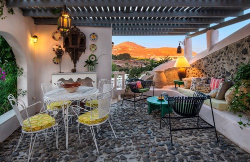 Megalochori House | Hiraeth: Stylish canava house with pool and garden