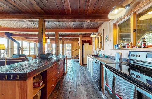 Westport House | Historic Boathouse over Water, Stunning View, Private Pier + Dock + Mooring
