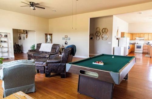 Valley County House | Historic Ft. Peck Schoolhouse w/indoor BB court